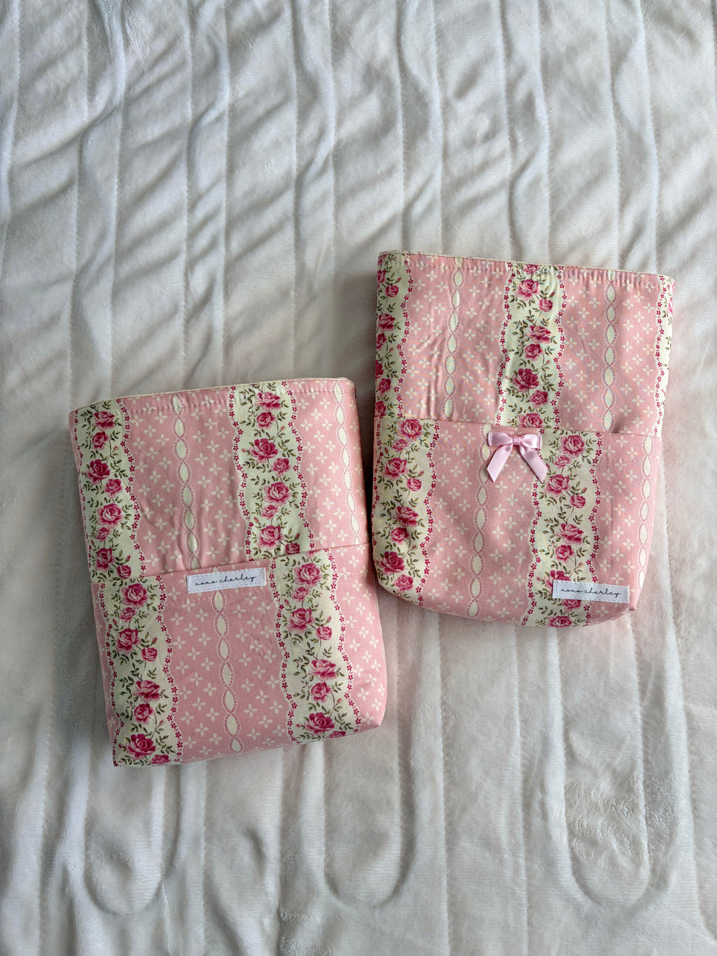 Pink and Yellow Floral Bible Sleeve