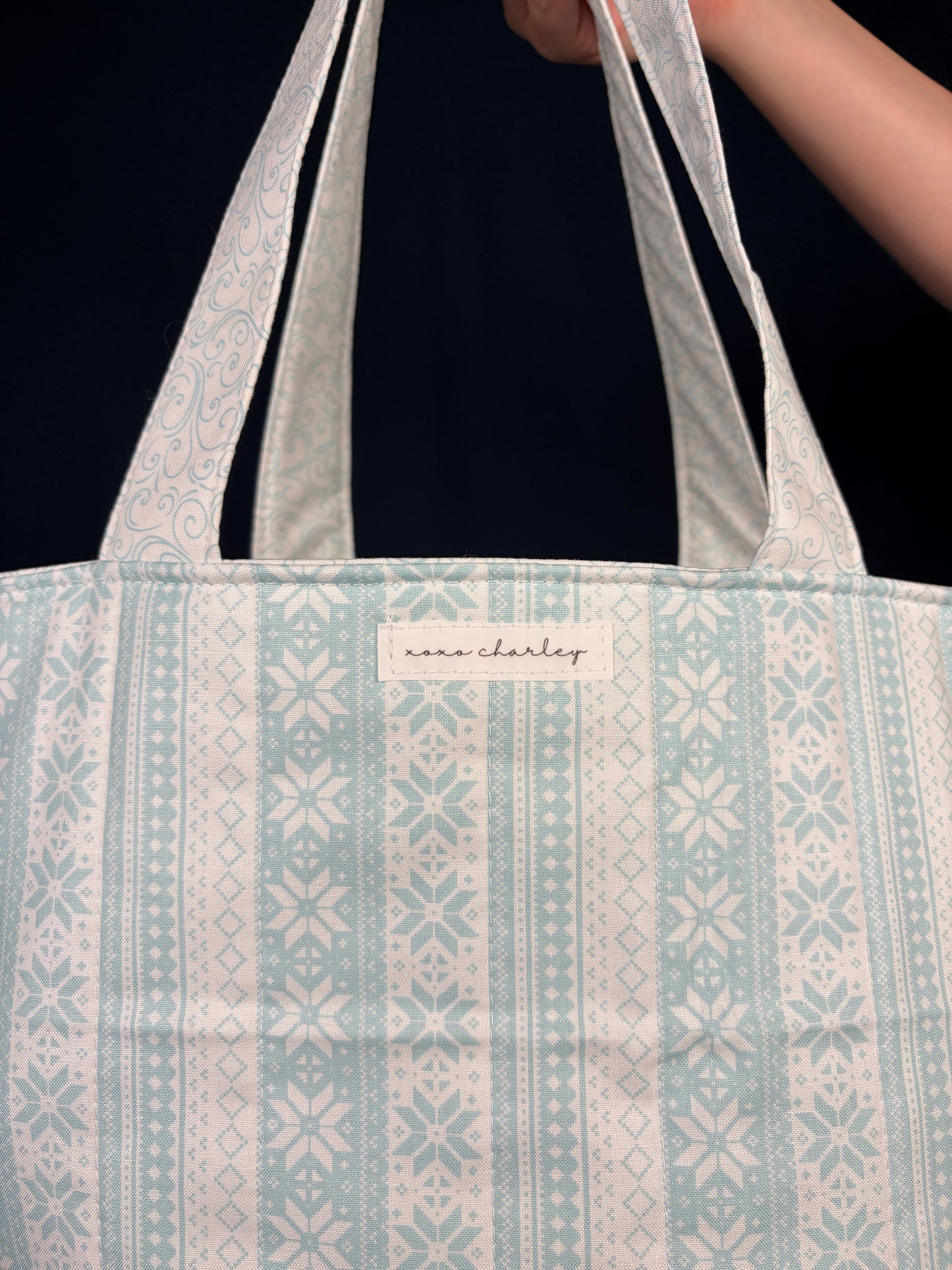 Snowy Tracks Tote Bag *limited-edition*