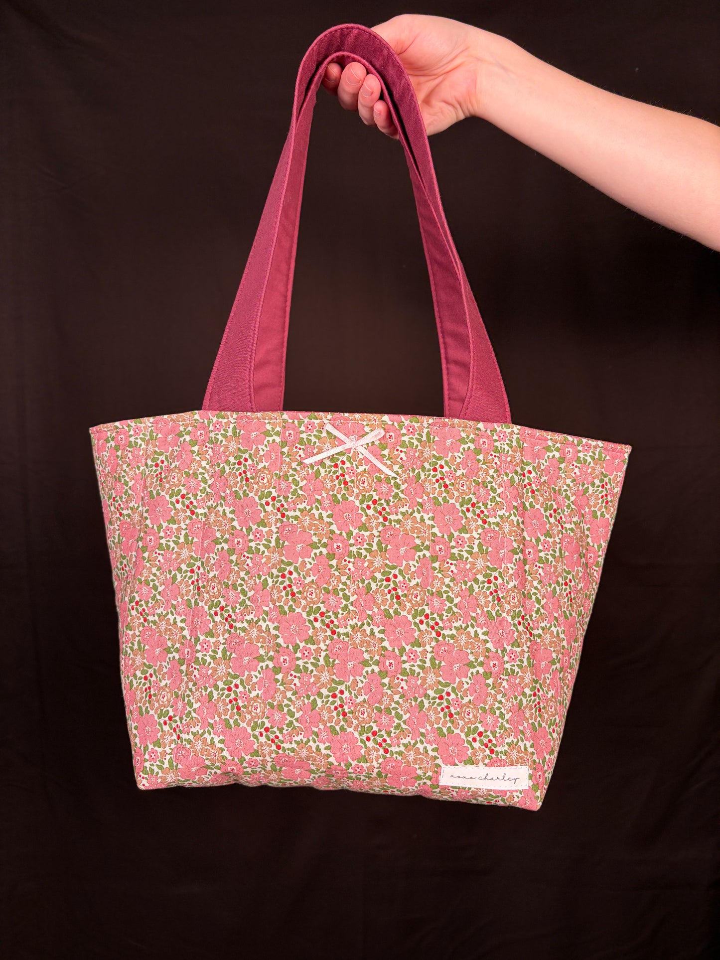 Sparkling Winter Bloom Tote Bag *limited-edition*