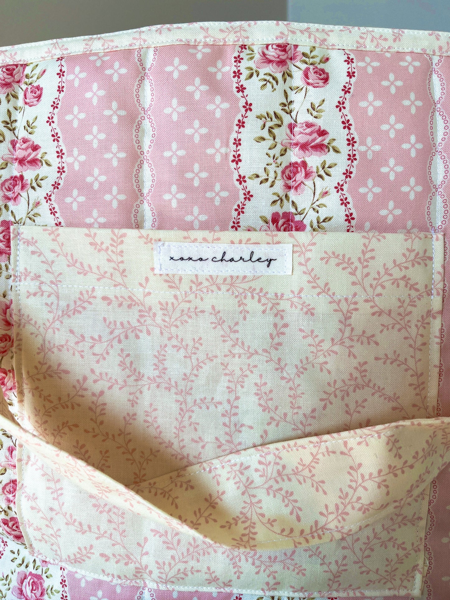 The Pink & Yellow Floral Tote Bag