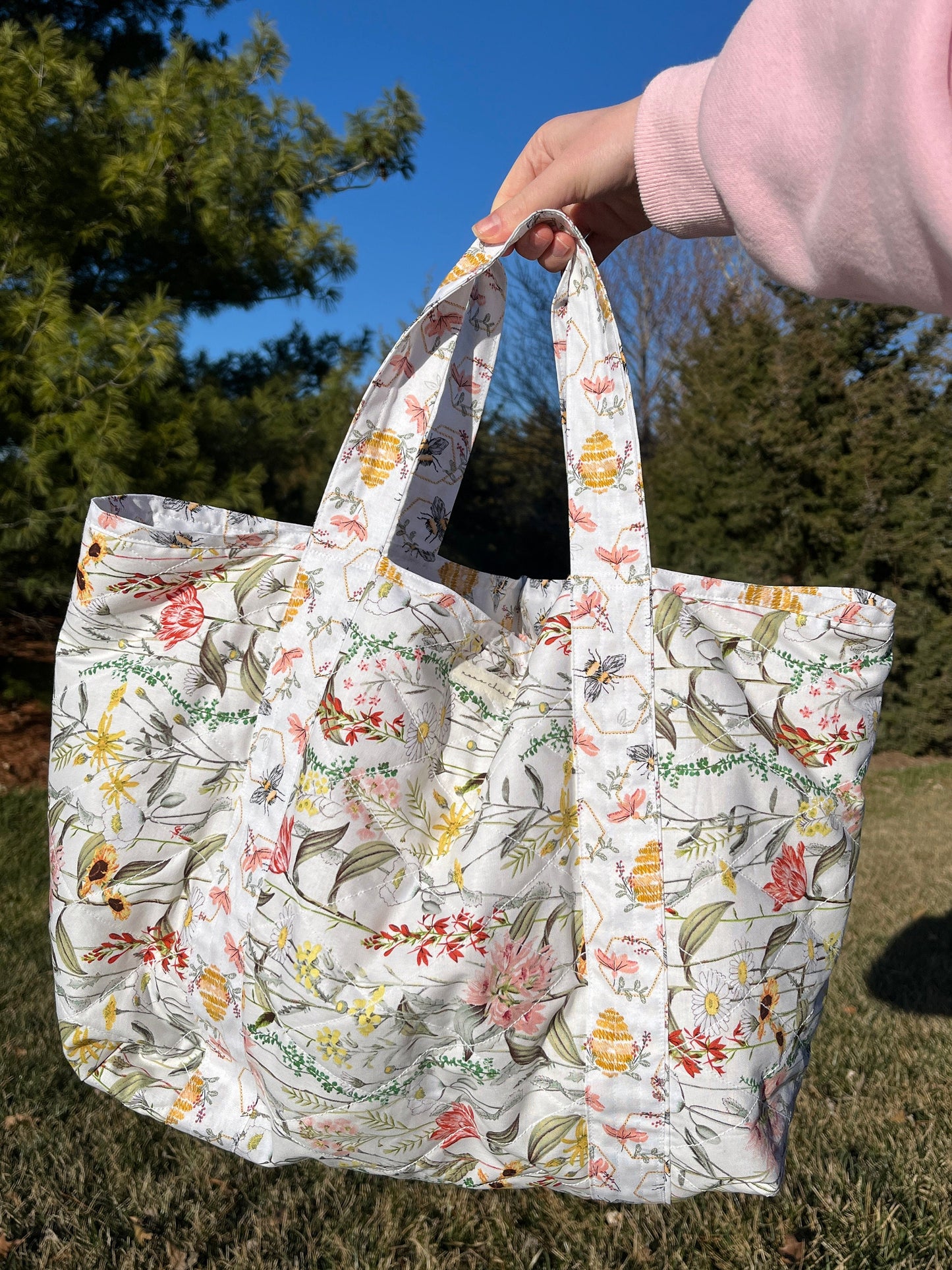 The Farmers Market Large Tote Bag