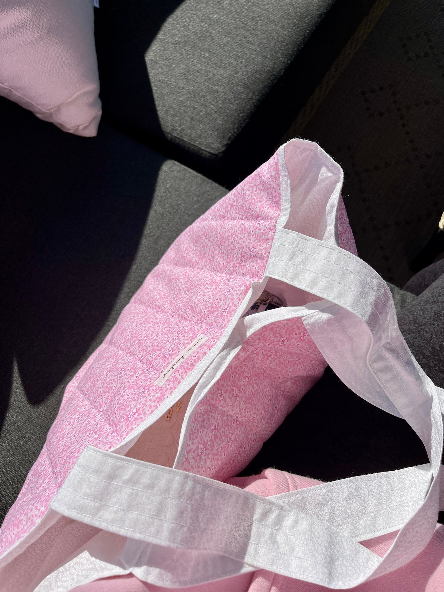 The Polly Pink Large Tote Bag