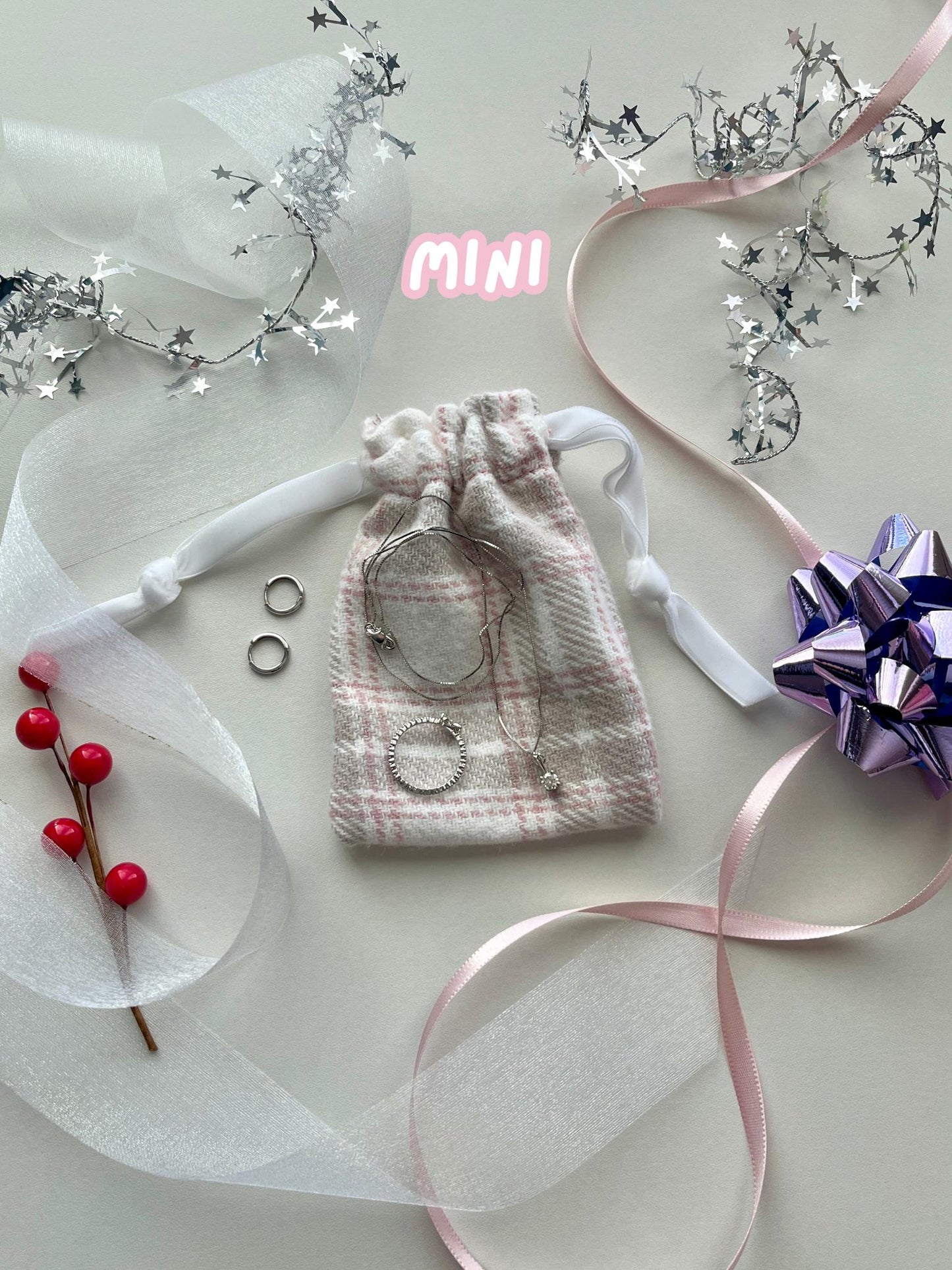 Holiday Drawstring Gift Bag