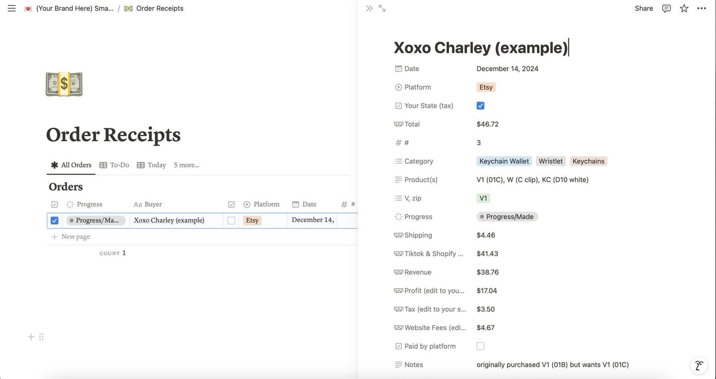 Notion Small Business Starter Pack Digital Template