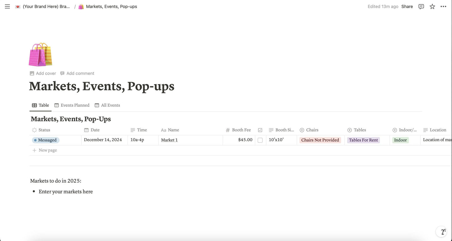 Notion Brand Developer Digital Template