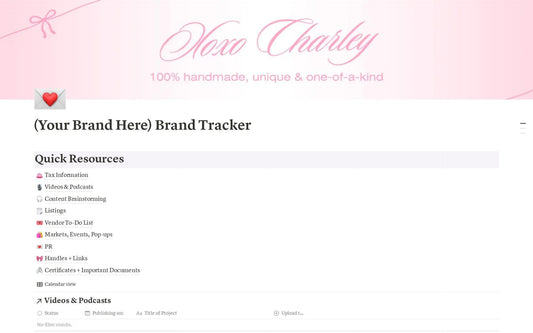 Notion Brand Developer Digital Template