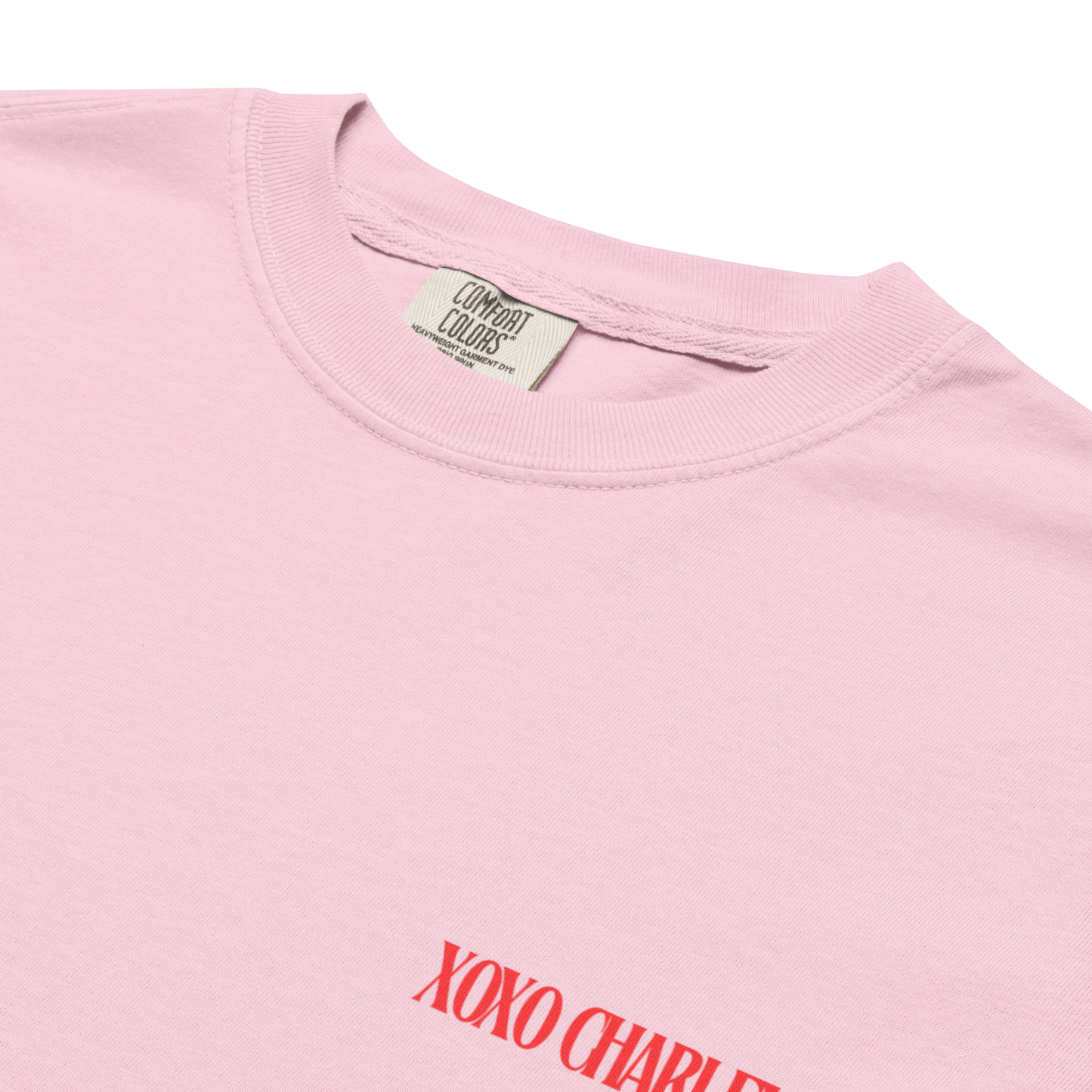 "Xoxo Charley est. 2022" on Blossom Tee PREORDER